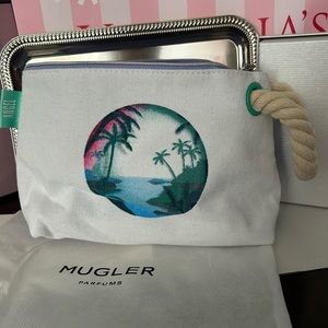 Thierry Mugler ANGEL Pouch Makeup Bag 10.5” x 6”. BRAND NEW